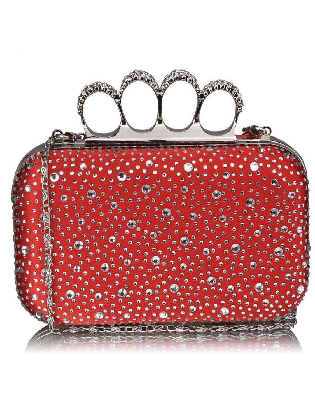 Dámské psaníčko LS Fashion Rachel – červená